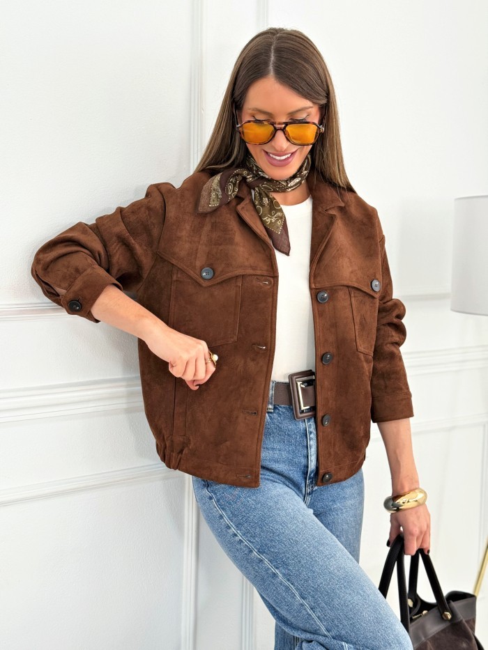 Cazadora Ante Ranger Chocolate